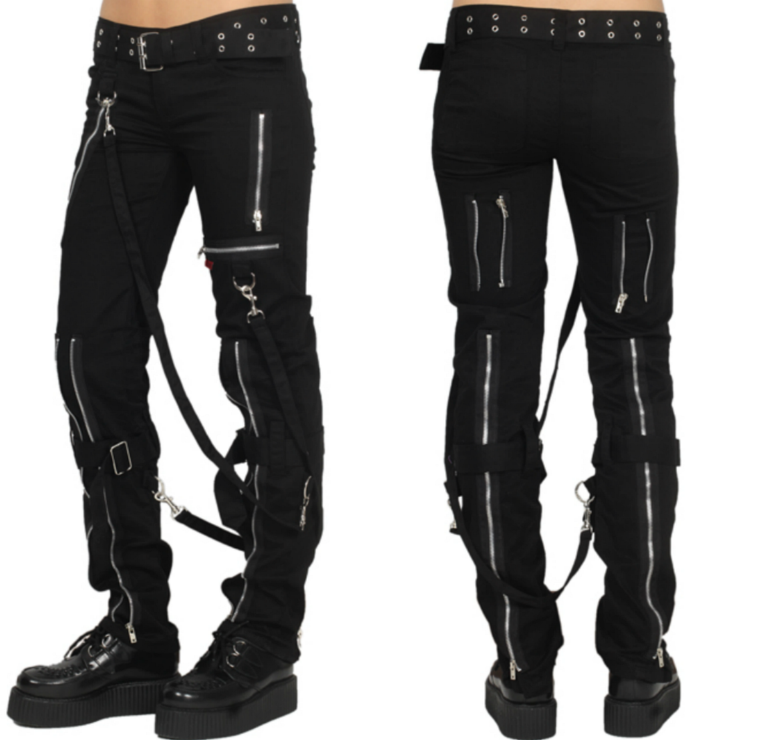 Tripp Zipper Bondage Rocker Gothic Jeans Punk Emo Goth Tattoo Moto Pants Is267 Ebay